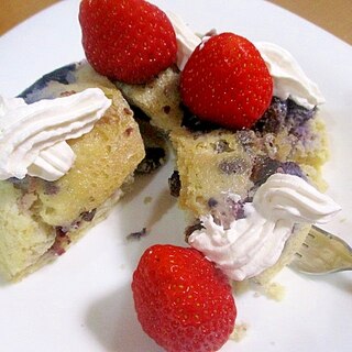 「ホワイトデー」にカロリーオフの蒸しケーキ